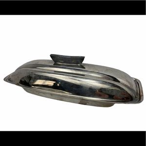 Vintage 1883 FB Rogers Silver Co Butter Dish Tray